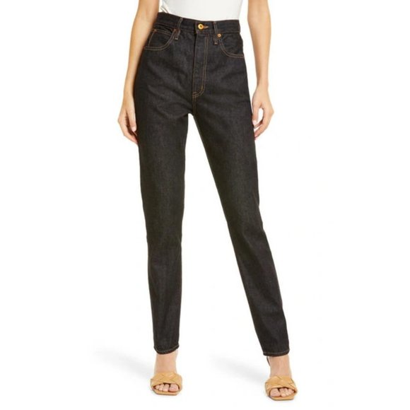 NEW SLVRLAKE Beatnik Size 28 Women's High Rise Slim Jeans Empty Sky